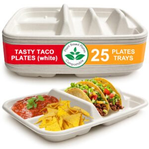 disposable taco plate